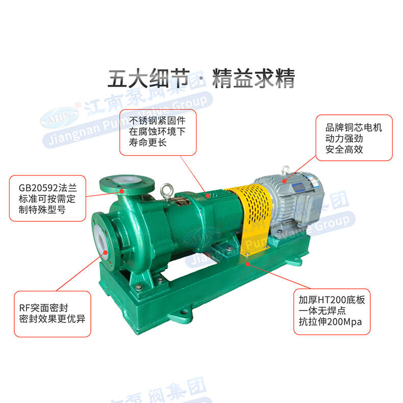 CMB-L可空轉(zhuǎn)襯氟磁力泵